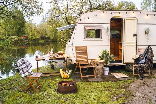 camping and caravan land